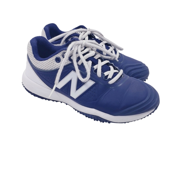 New Balance Blue Fuse Fast Pitch Softball Cleats Women's Size 5 - Picture 1 of 12